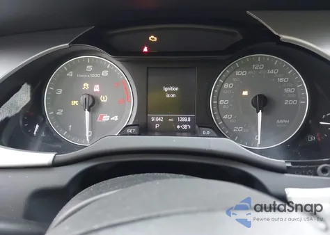 2012 Audi S4 3.0 Premium Plus z USA, uszkodzony, nr VIN WAUBGAFL2CA073815